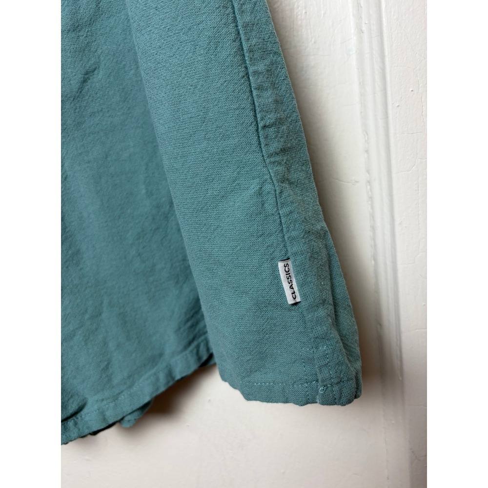 Rhythm Classics Womens Seafoam Green Linen Blend Button Front Romper Size L - Picture 5 of 7